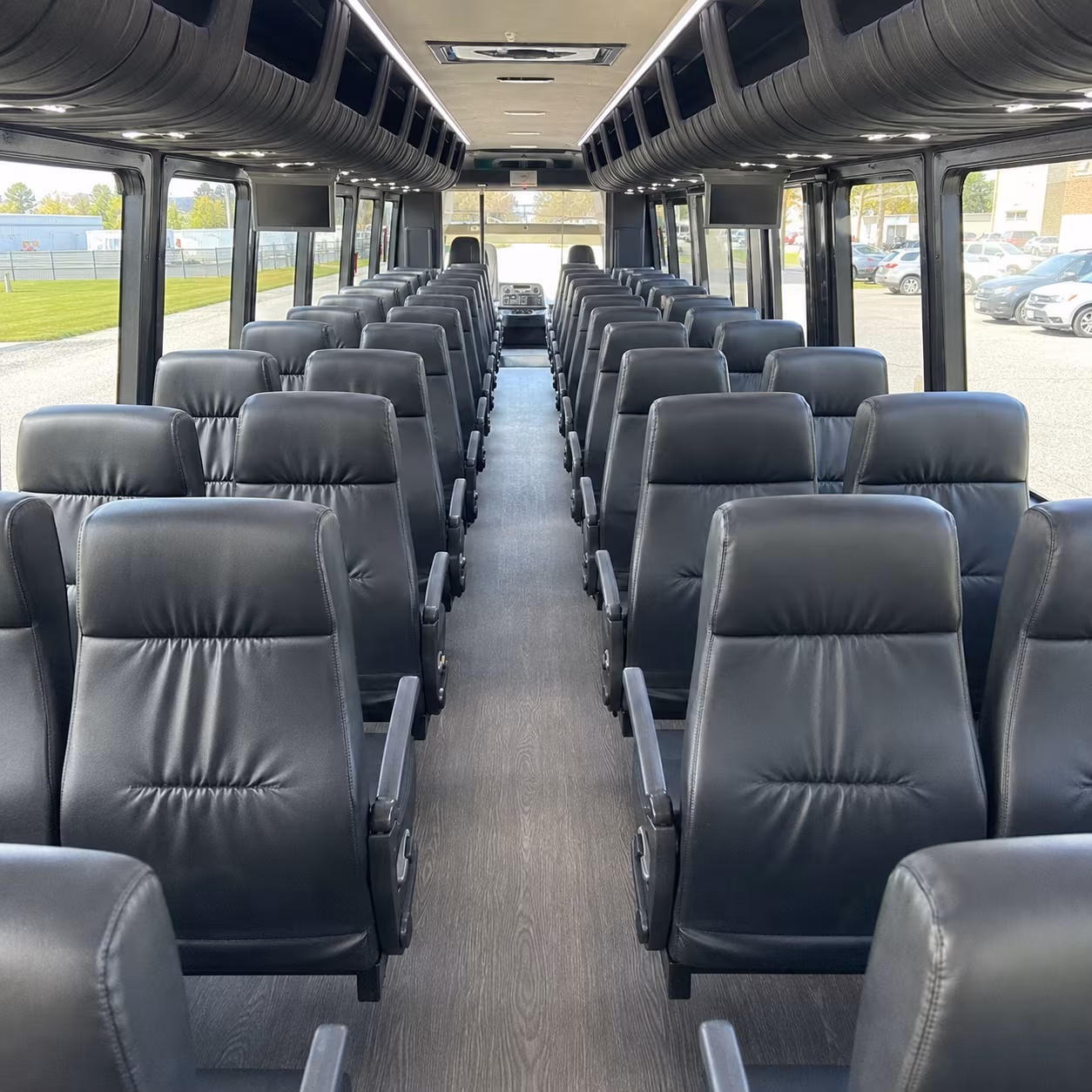 compton private event transportation onboard seating