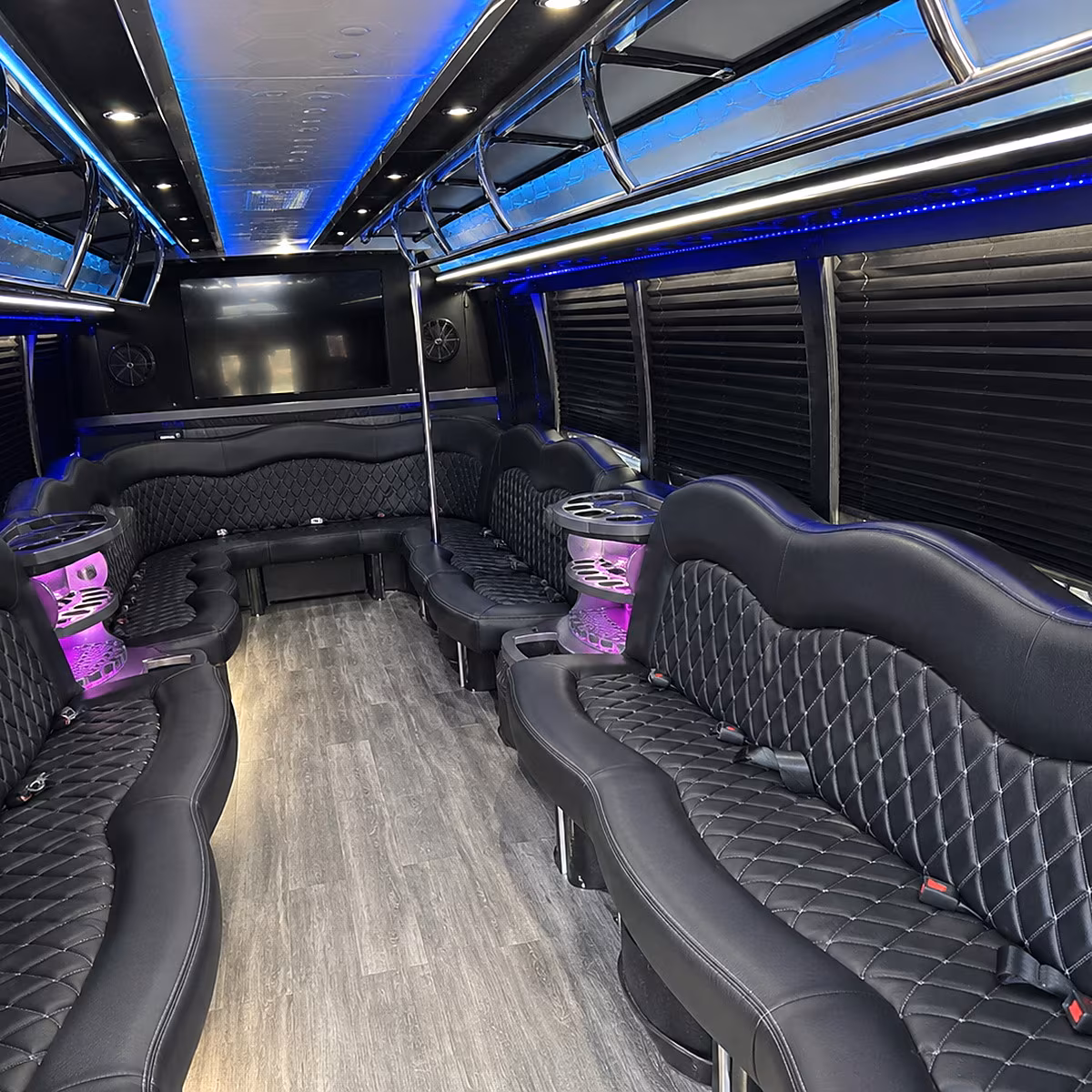 wedding party bus rental